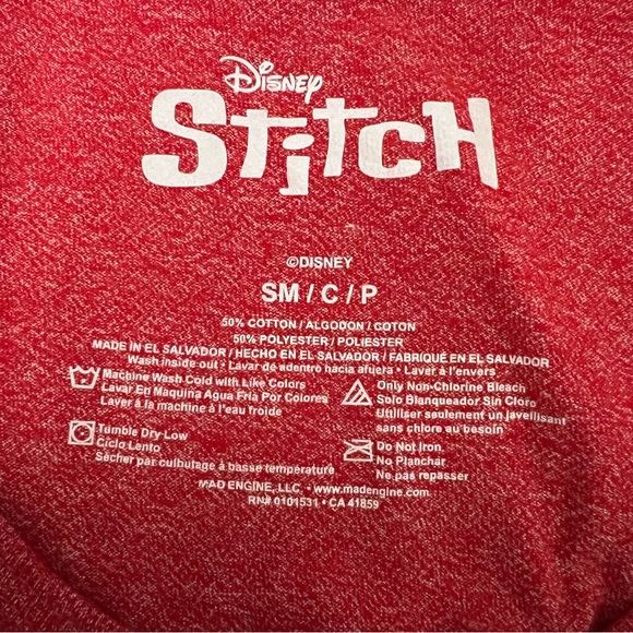 Disney "Stitch" Americana Tank Top | Adult Size Small - Picture 5 of 6